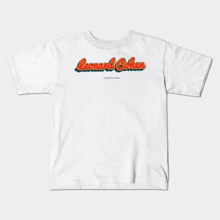 Leonard Cohen Kids T-Shirt